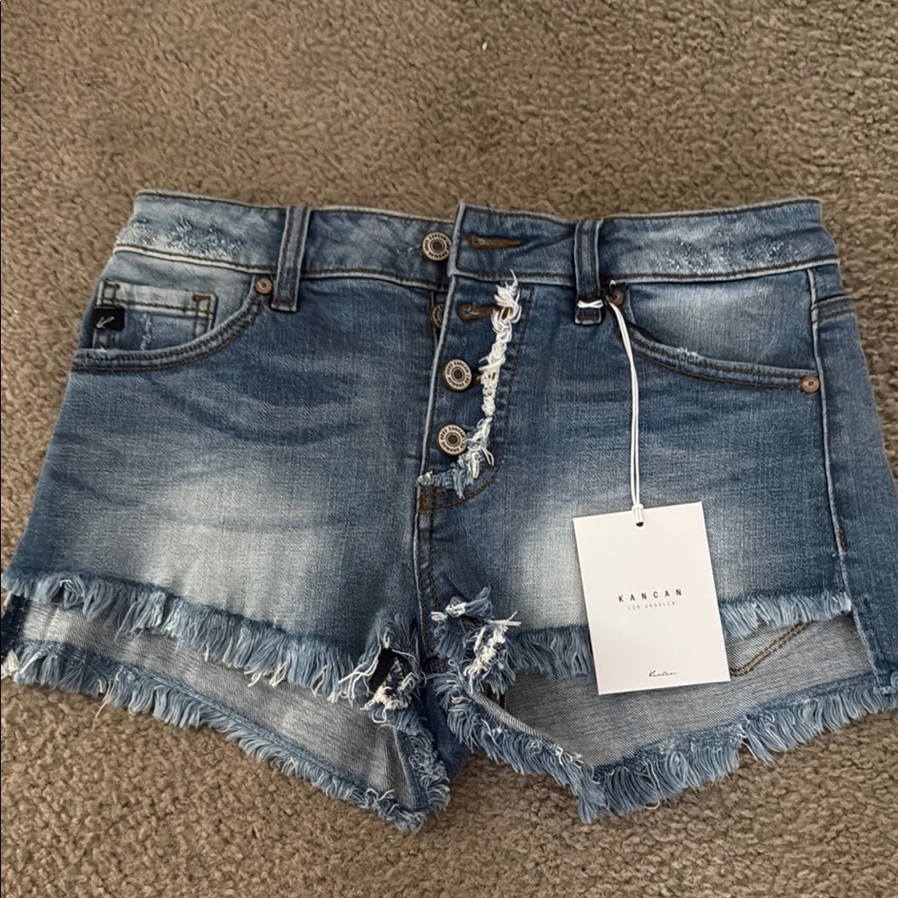 Kancan Blue Denim Women's Shorts